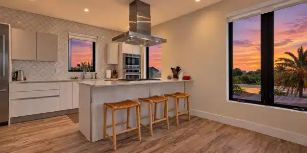 Image 3: Kitchen Twilight - 3rd Floor - AI