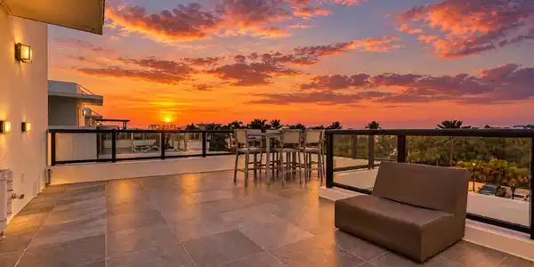 Image 4: Twilight Sunset Rooftop West - AI