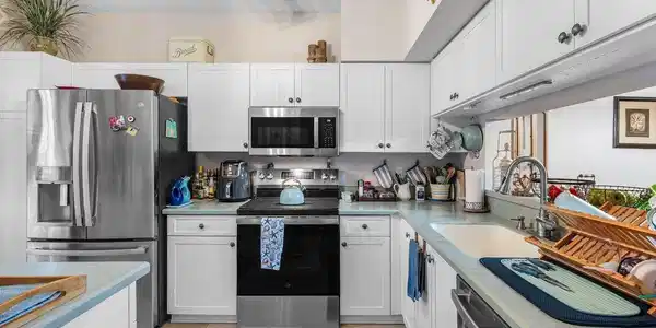 Image 3: Kitchen newer SS appliances