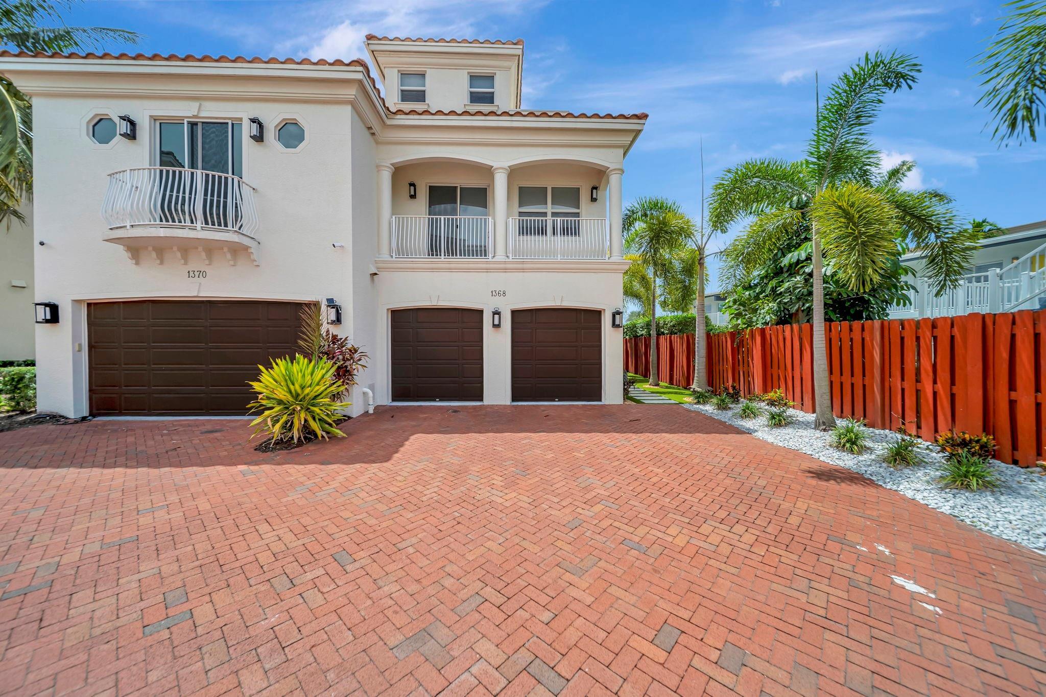 Image 4: Right side double garage with parking in front
