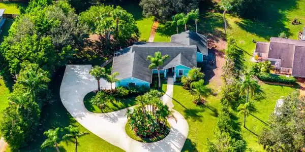 Image 2: aerial view of property