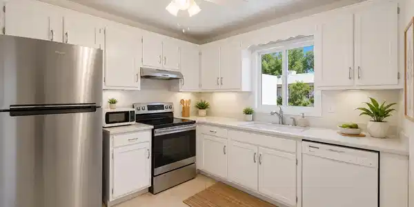 Image 3: Virtually staged kitchen