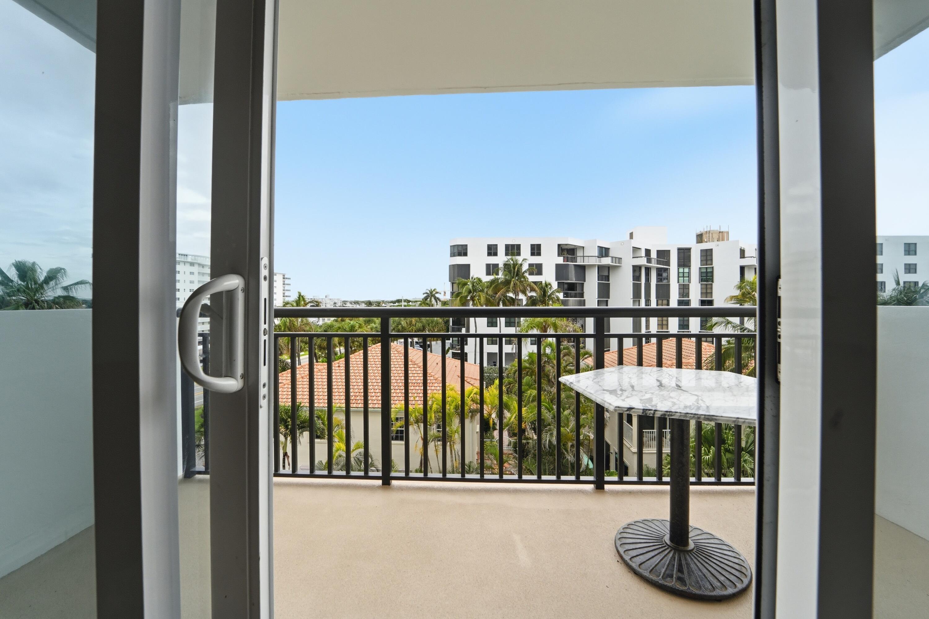 Image 3: Interior Balcony View, Ocean and Intercostal Views