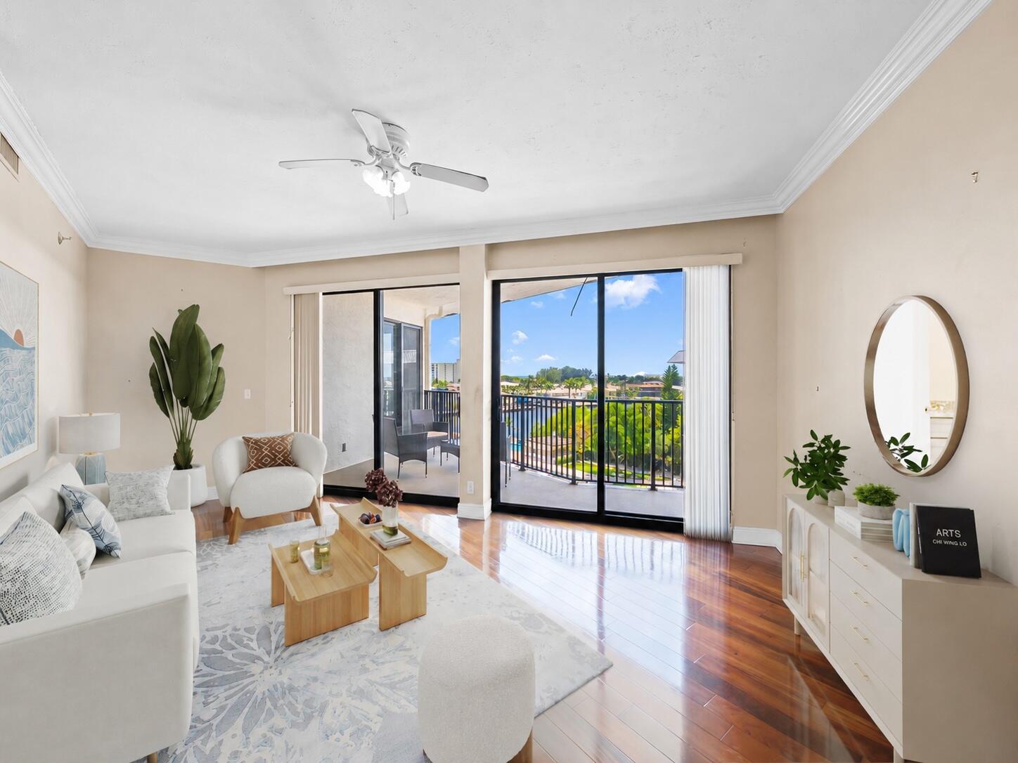 Image 2: Virtually Staged living room