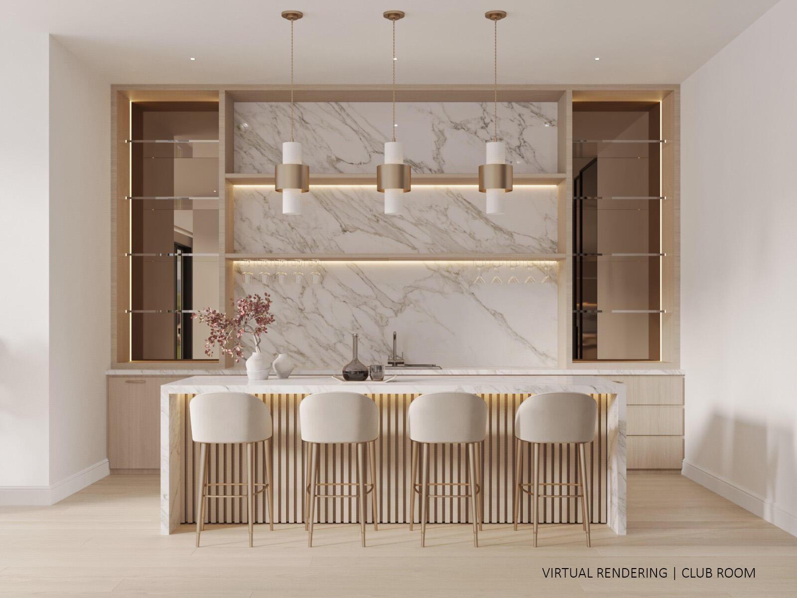 Image 3: Club Room VIRTUAL RENDERING