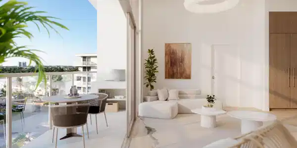 Image 3: Living Room & Balcony