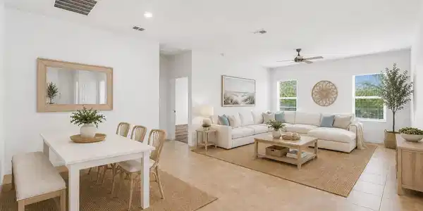 Image 4: Living dining STAGED