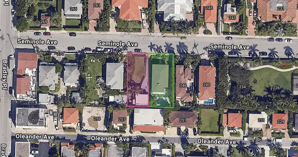 Image 1: 250 & 256 Seminole Ave Satellite Ovrw