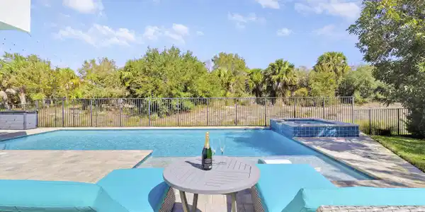 Image 4: Pool & Spa w/ Preserve Views