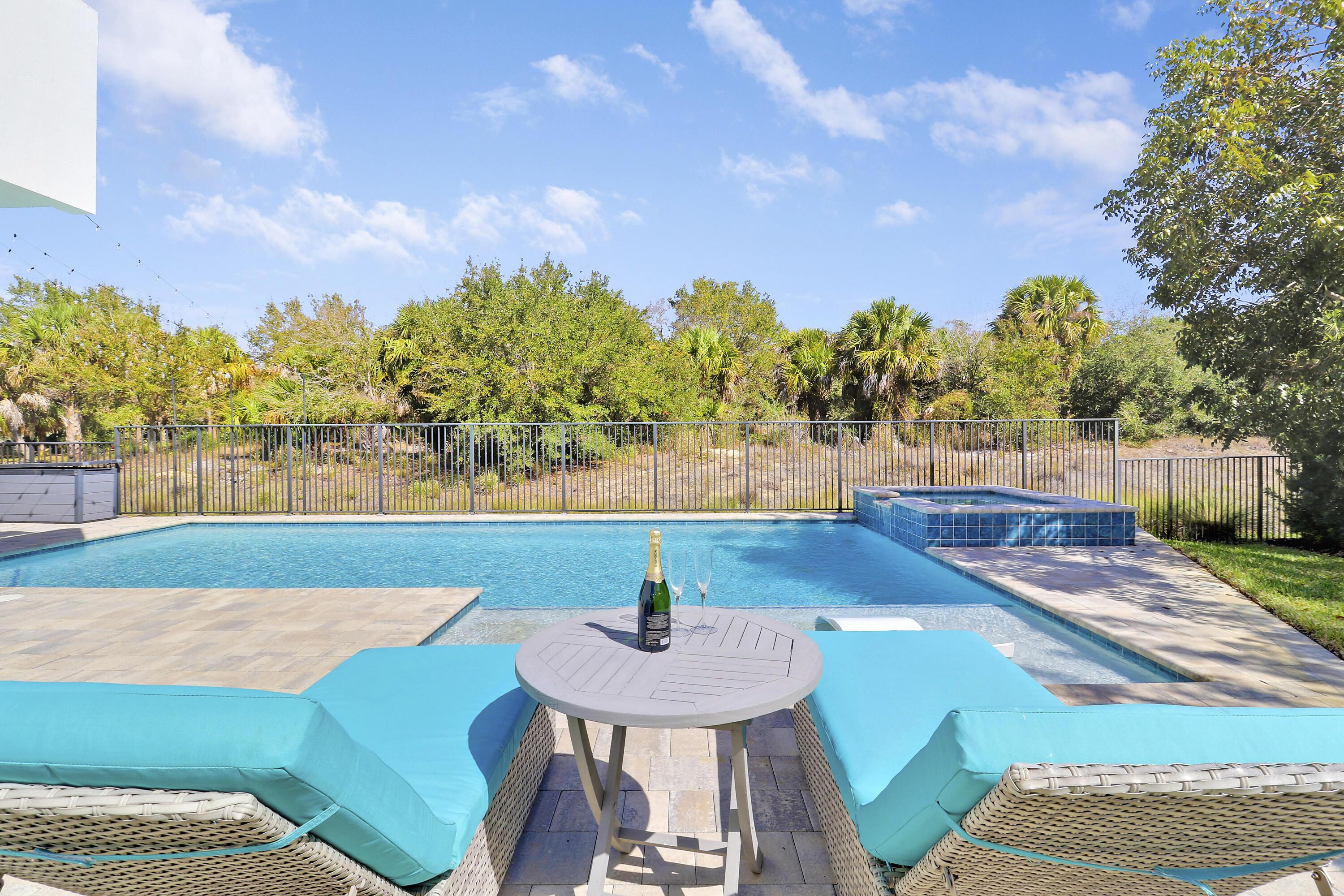 Image 4: Pool & Spa w/ Preserve Views