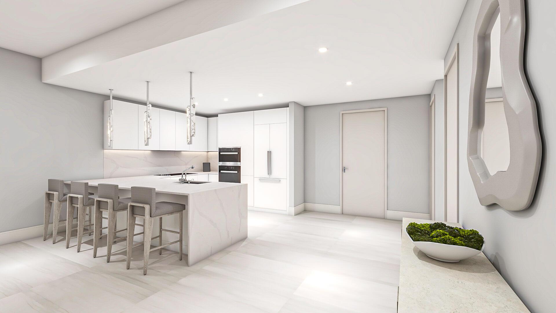 Image 2: A.10 Kitchen Entry Furnished Rendering
