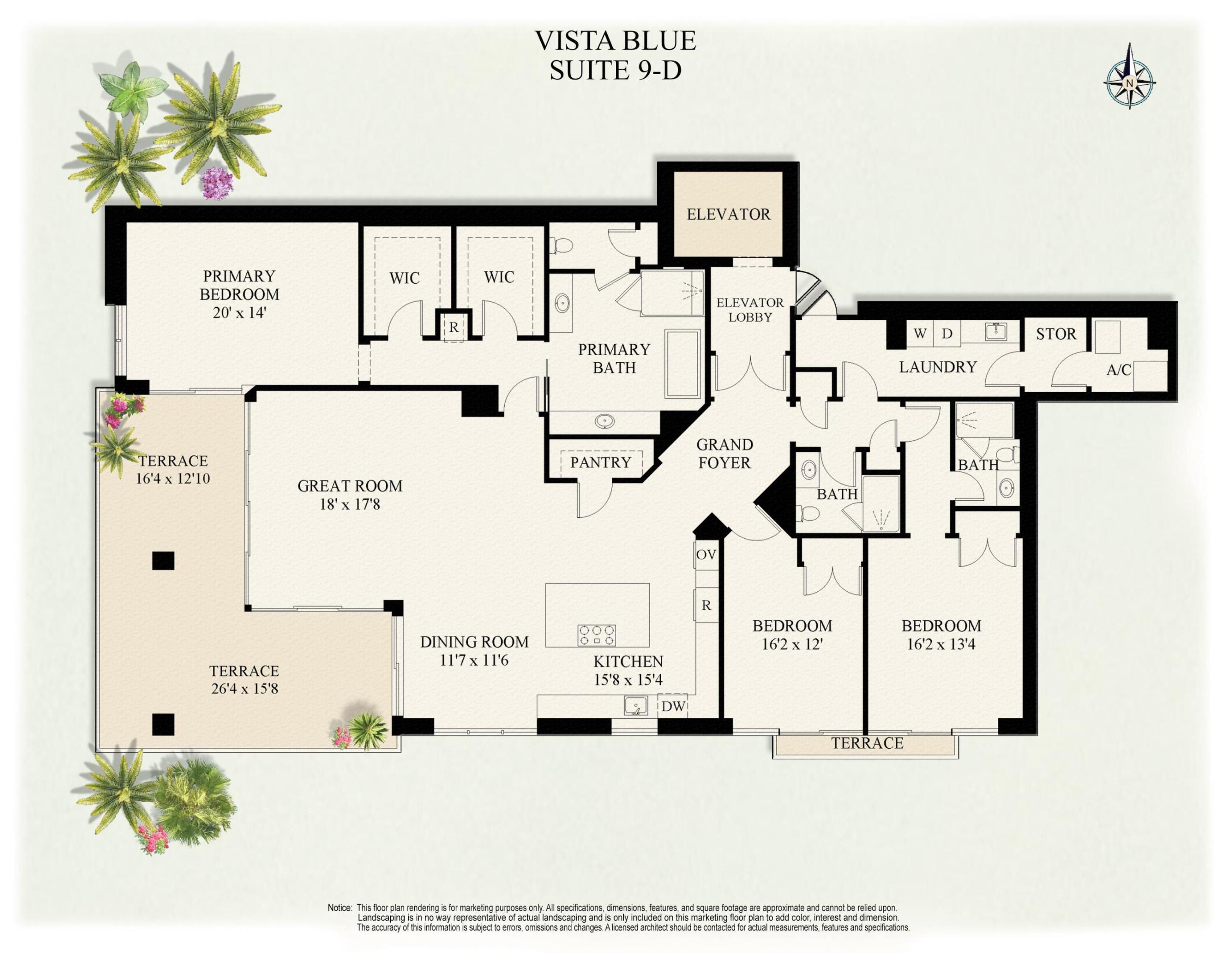 Image 3: VISTA BLUE, SUITE 9-D color