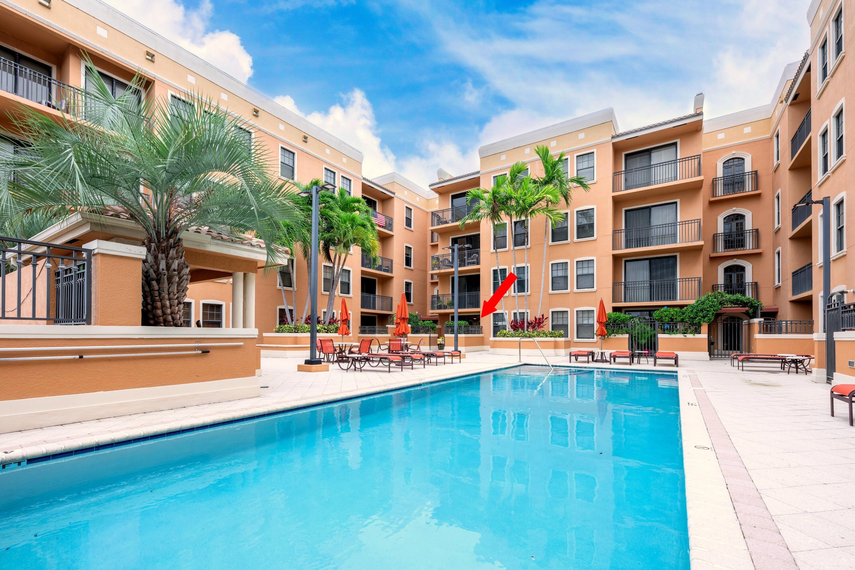 Image 2: 002_Private patio on the pool deck!