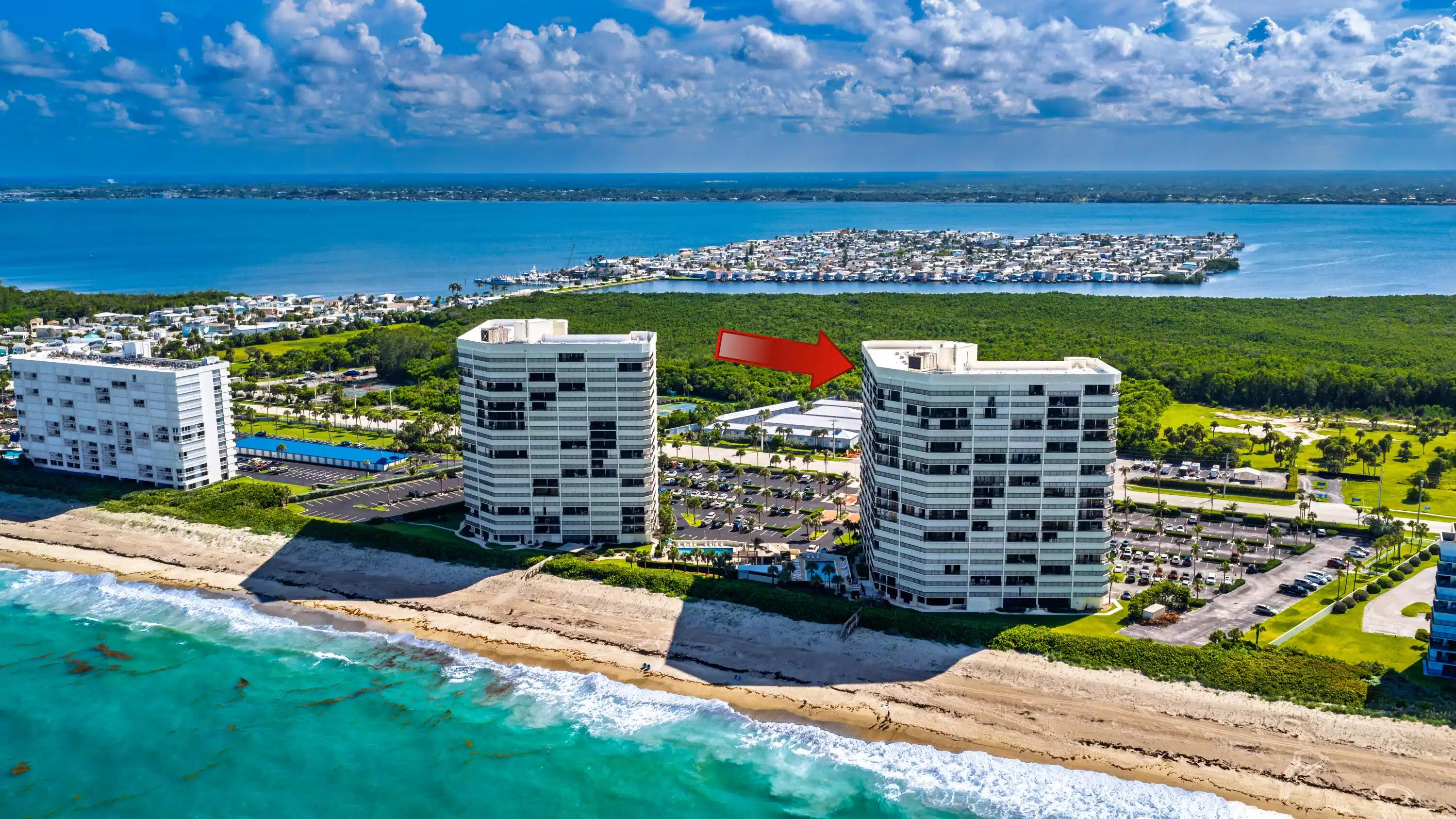 Image 1: 9500 S Ocean Drive #1910 Aerials-5