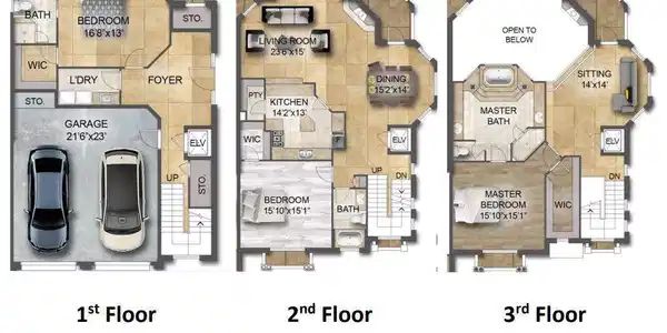 Image 4: 8327 S Hwy A1A Floor Plan unit A