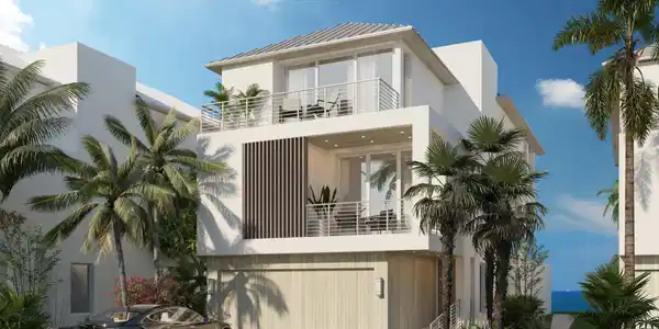 Image 2: Beachfront Villas Front of Homes