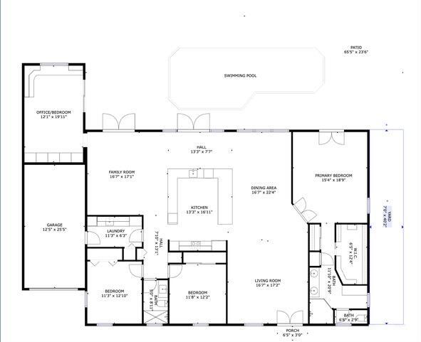 Image 4: 815 Bamboo Ln Floor Plan