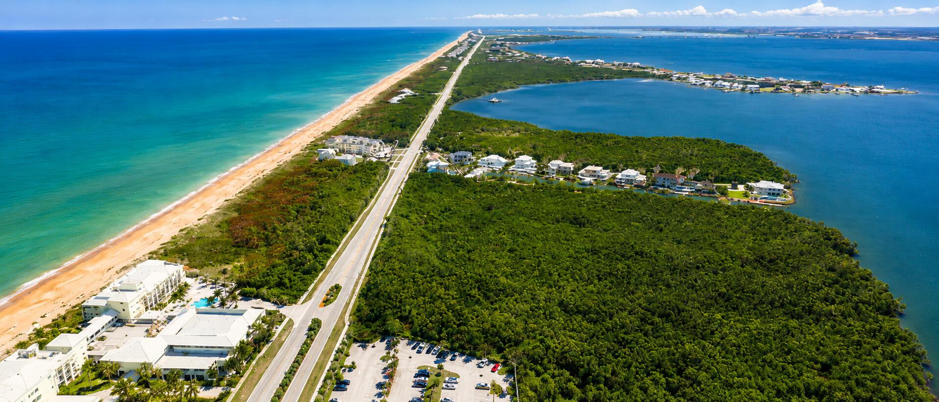 Image 2: South Coastal road and beachfront resort vista