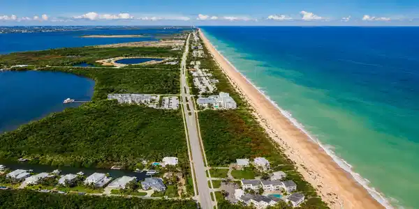 Image 3: North Coastal road and beachfront development view