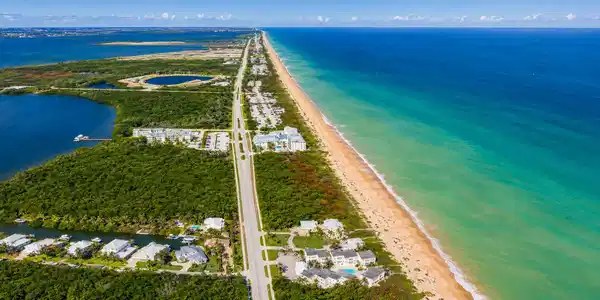Image 4: North Coastal road and beachfront development view