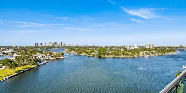 Image 2: DIRECT VIEW OF INTRACOASTAL WATERWAY AND DOWNTOWN