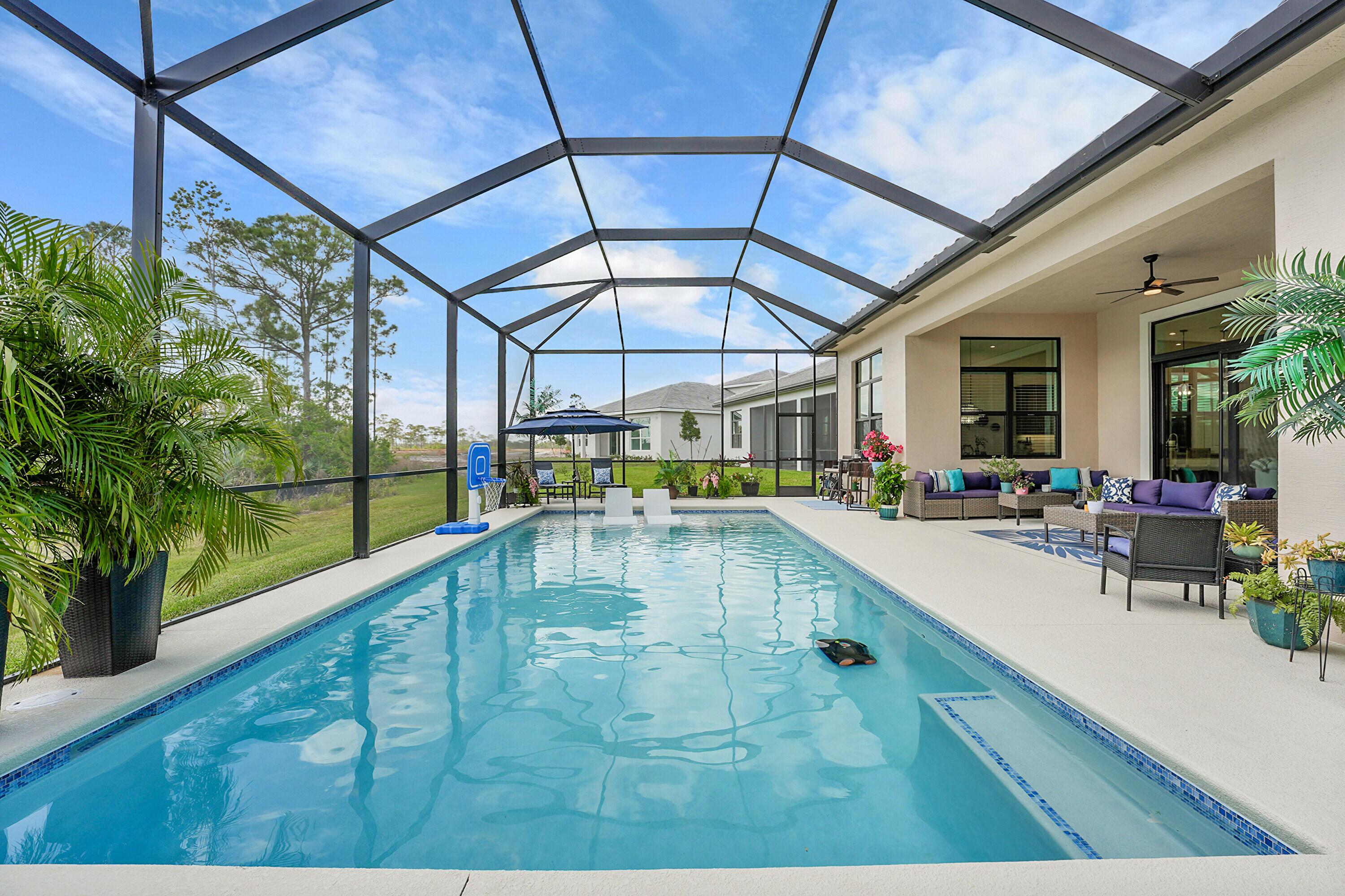 Image 1: 1 YR NEW A&G CUSTOM POOL