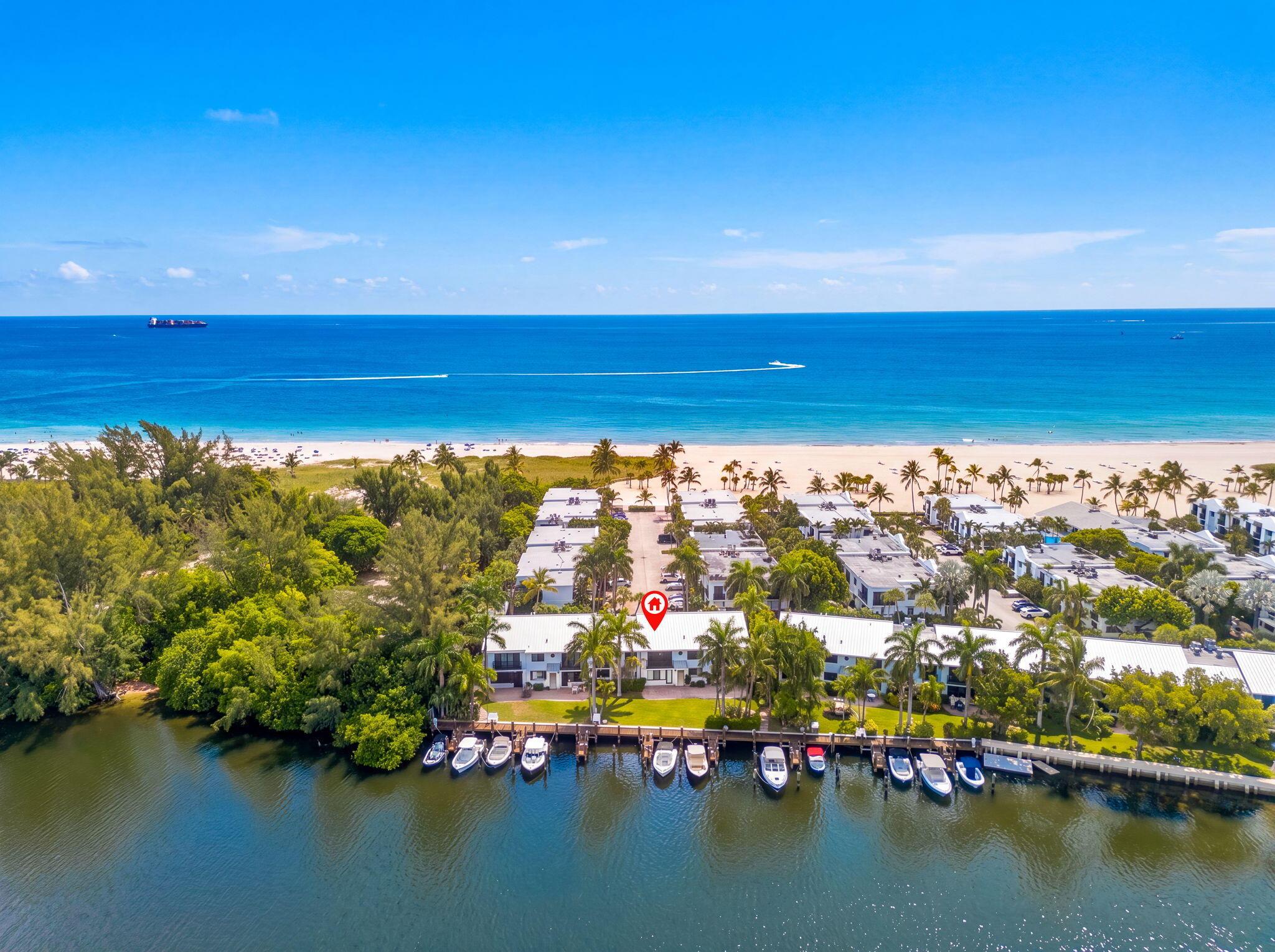 Image 1: Intracoastal and beach view