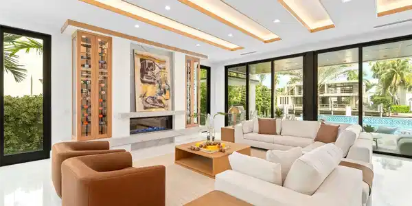Image 4: Rich finishes, custom millwork, and refined archit