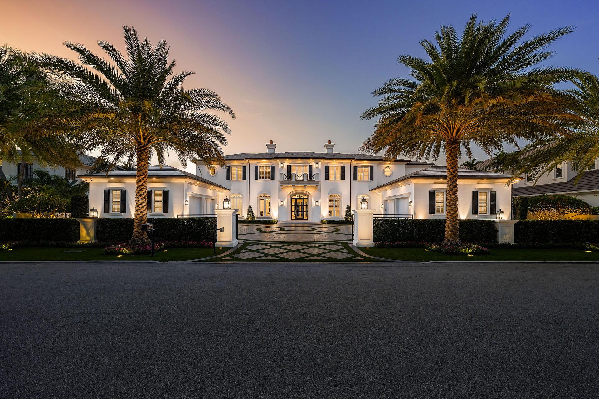 Image 1: 215_W_Key_Palm_Road_Dusk_01