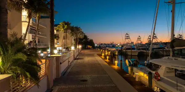 Image 3: HAVN_Marina_Walkway_Twilight_DJI_0242-2-
