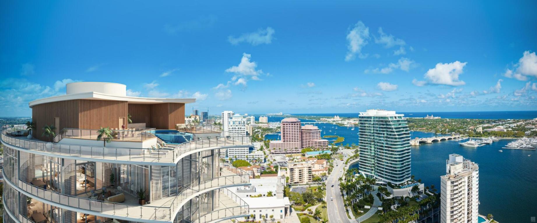 Image 2: Penthouse Aerial Rendering