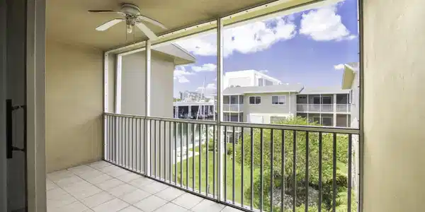 Image 2: canal view from screened in patio