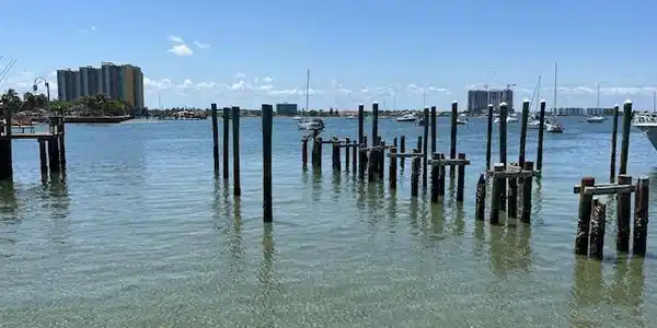 Image 4: 2715 Lake Dr view from seawall west of d
