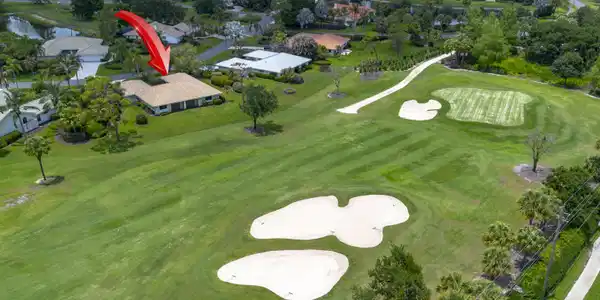 Image 3: back overlooking the 9th hole