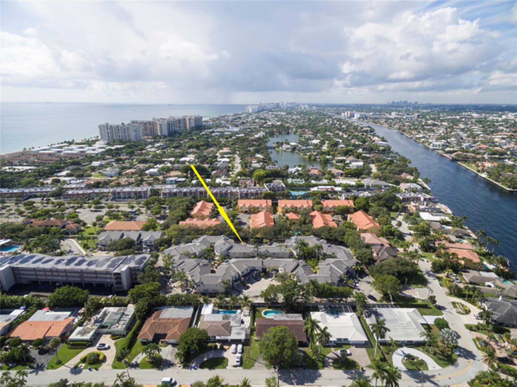 Image 1: Aerial View of Ocean Walk Villas South View