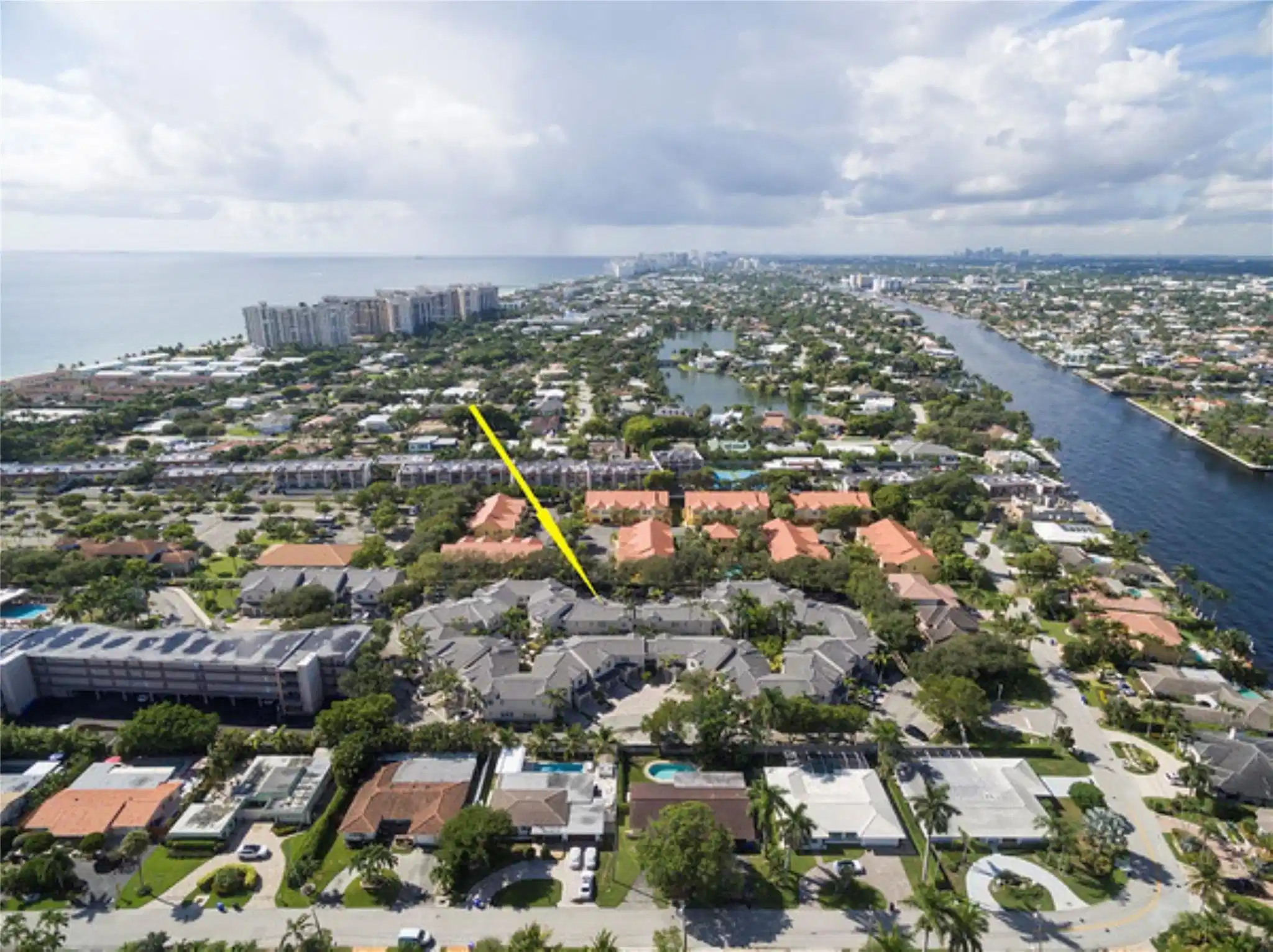 Image 1: Aerial View of Ocean Walk Villas South View