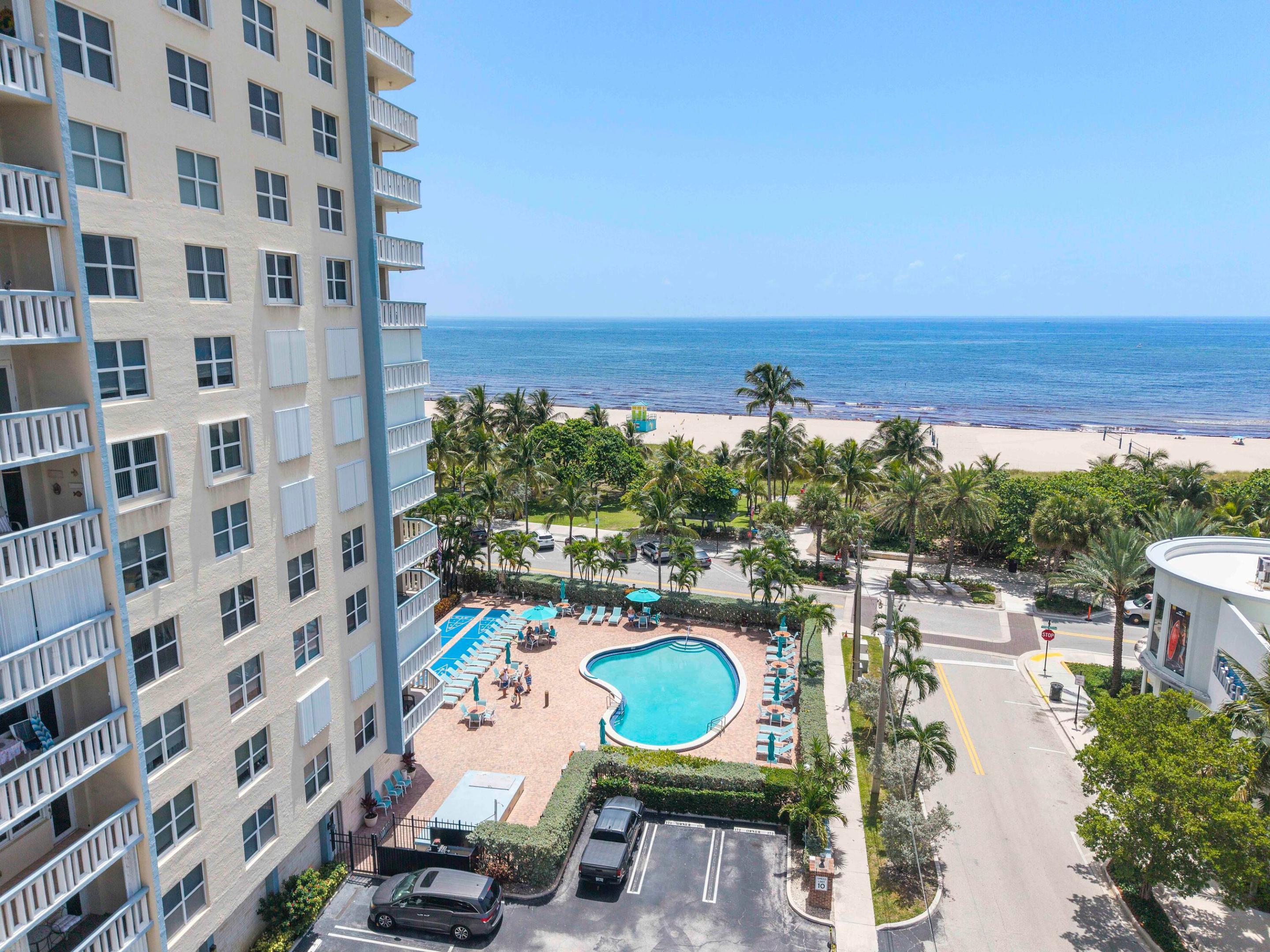 Image 2: The view of the community pool at Jamaican house,