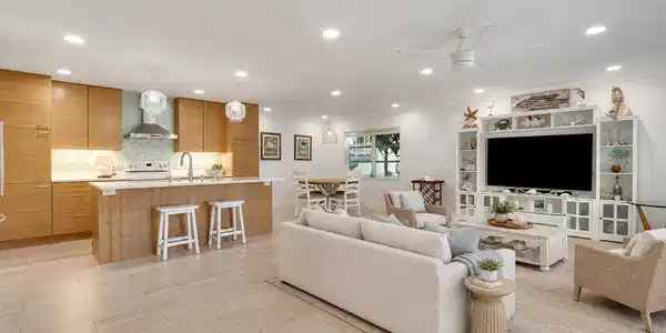 Image 4: Living Room Furniture Virtually Staged