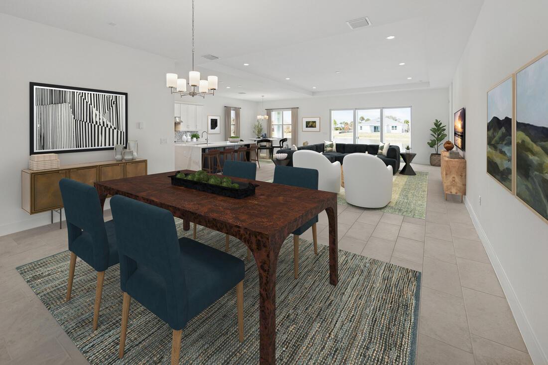 Image 4: Great Room Staged