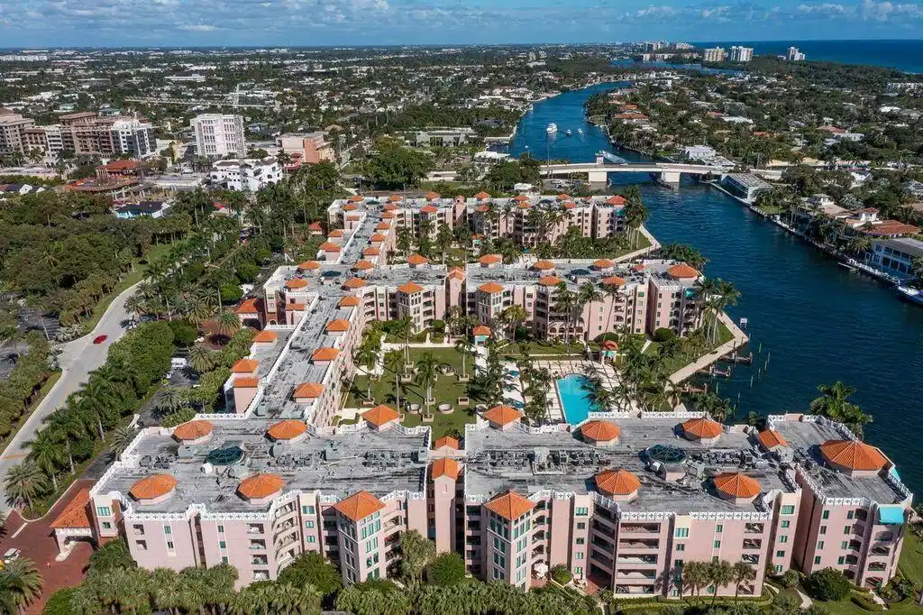 Image 1: Mizner Court is South of Palmetto Park Road Bridge