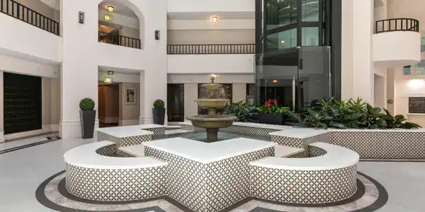 Image 4: Glass enclosed elevator