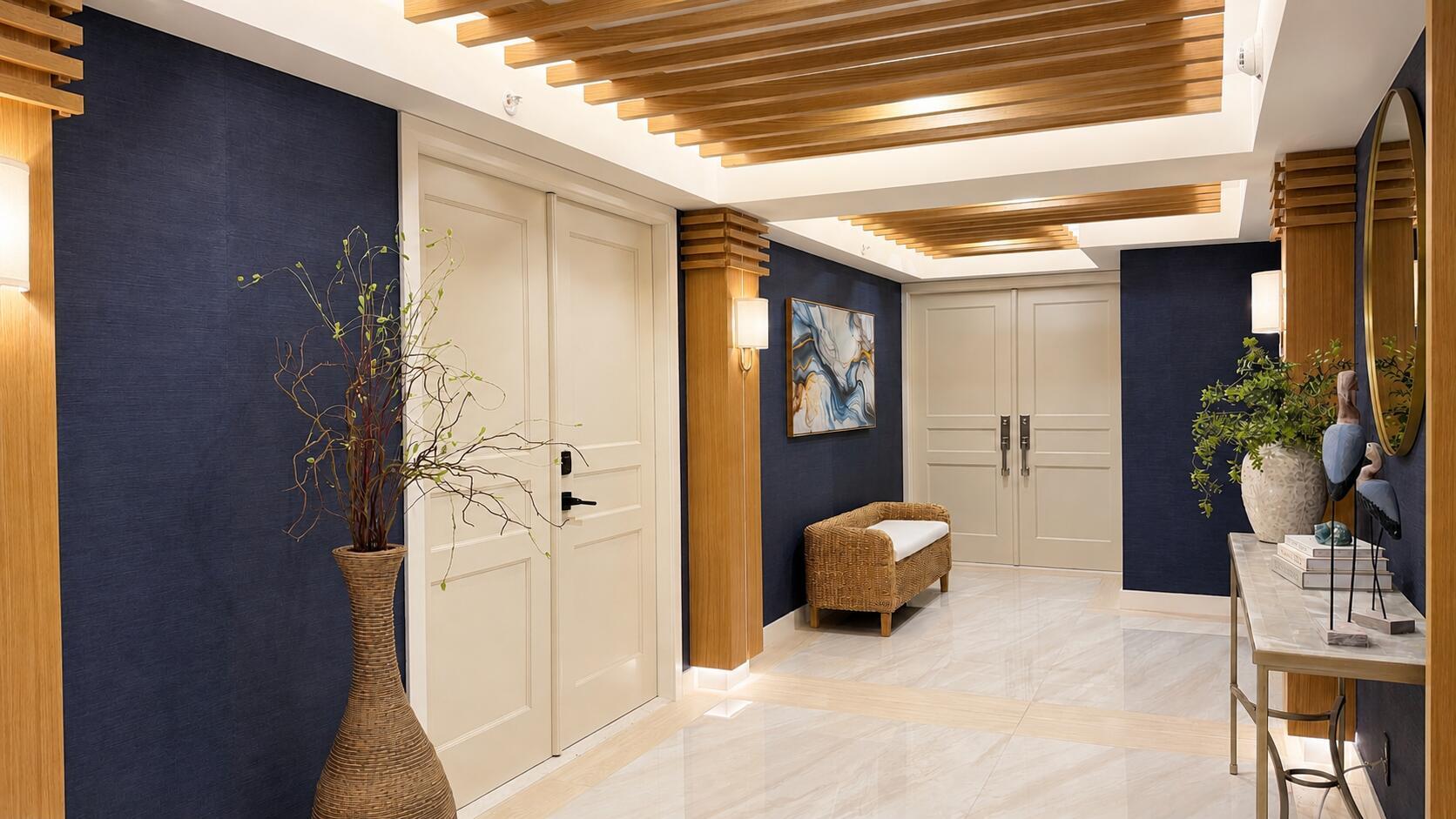 Image 2: Beautifully designed foyer as you come off the ele