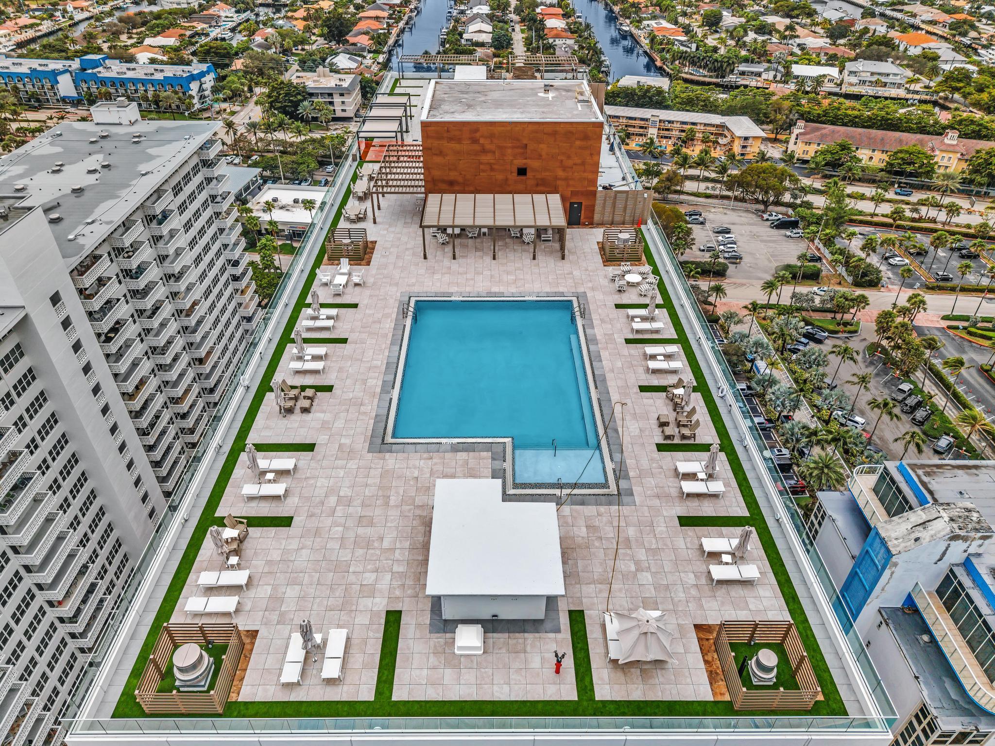 Image 2: Brand New Rooftop Pool Deck