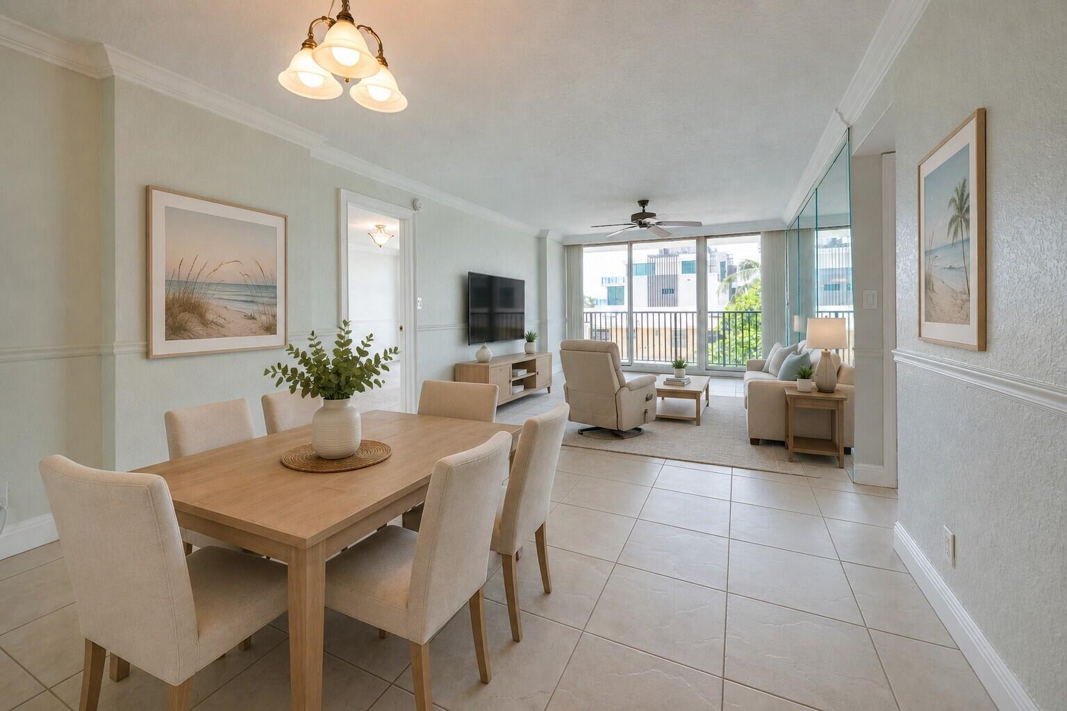 Image 4: Living Dining from entrance virtually st