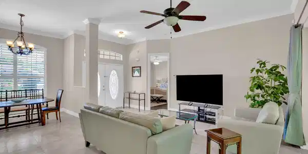 Image 4: Living Room and Dining