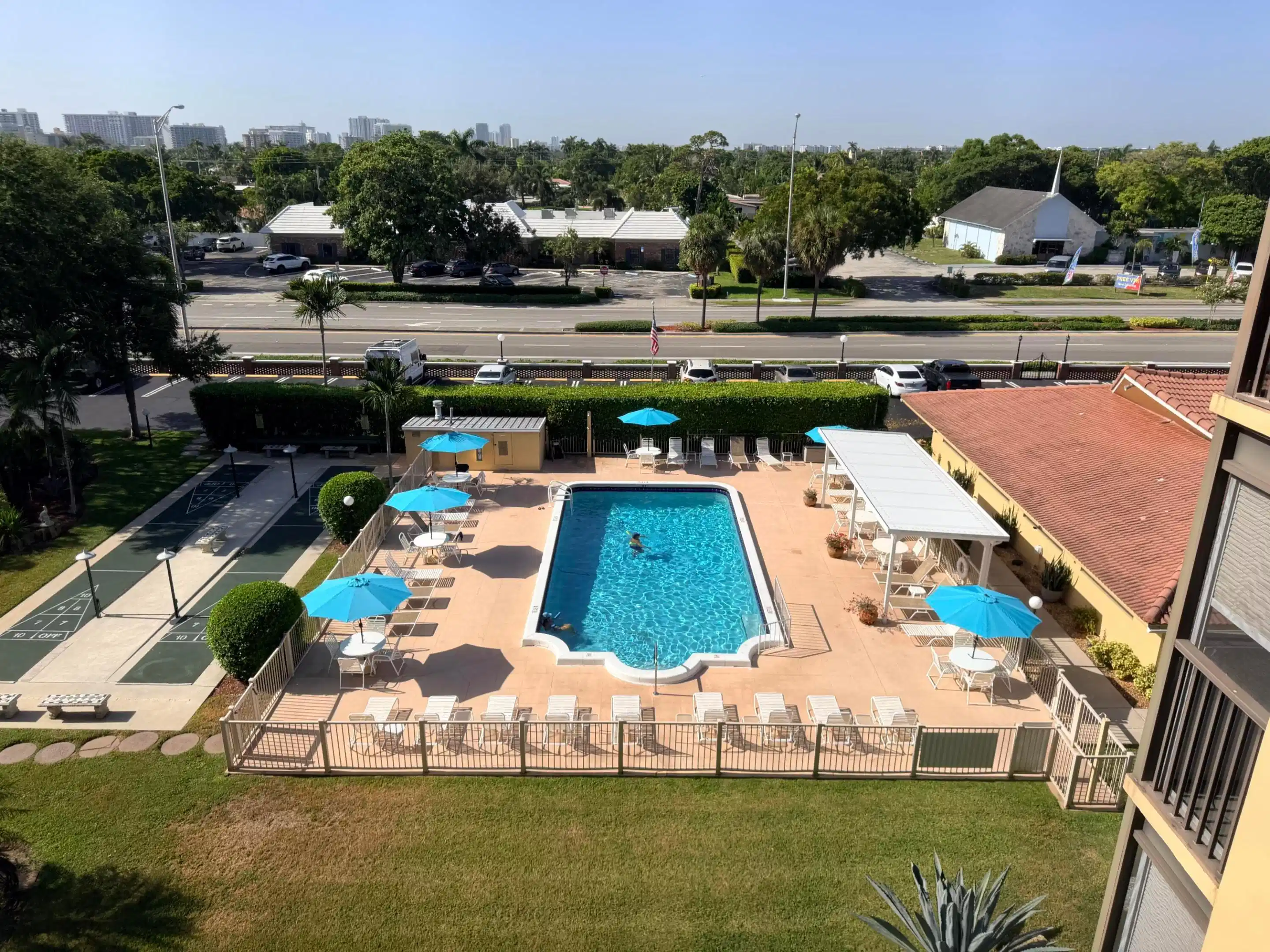 Image 1: view from master bedroom & balcony