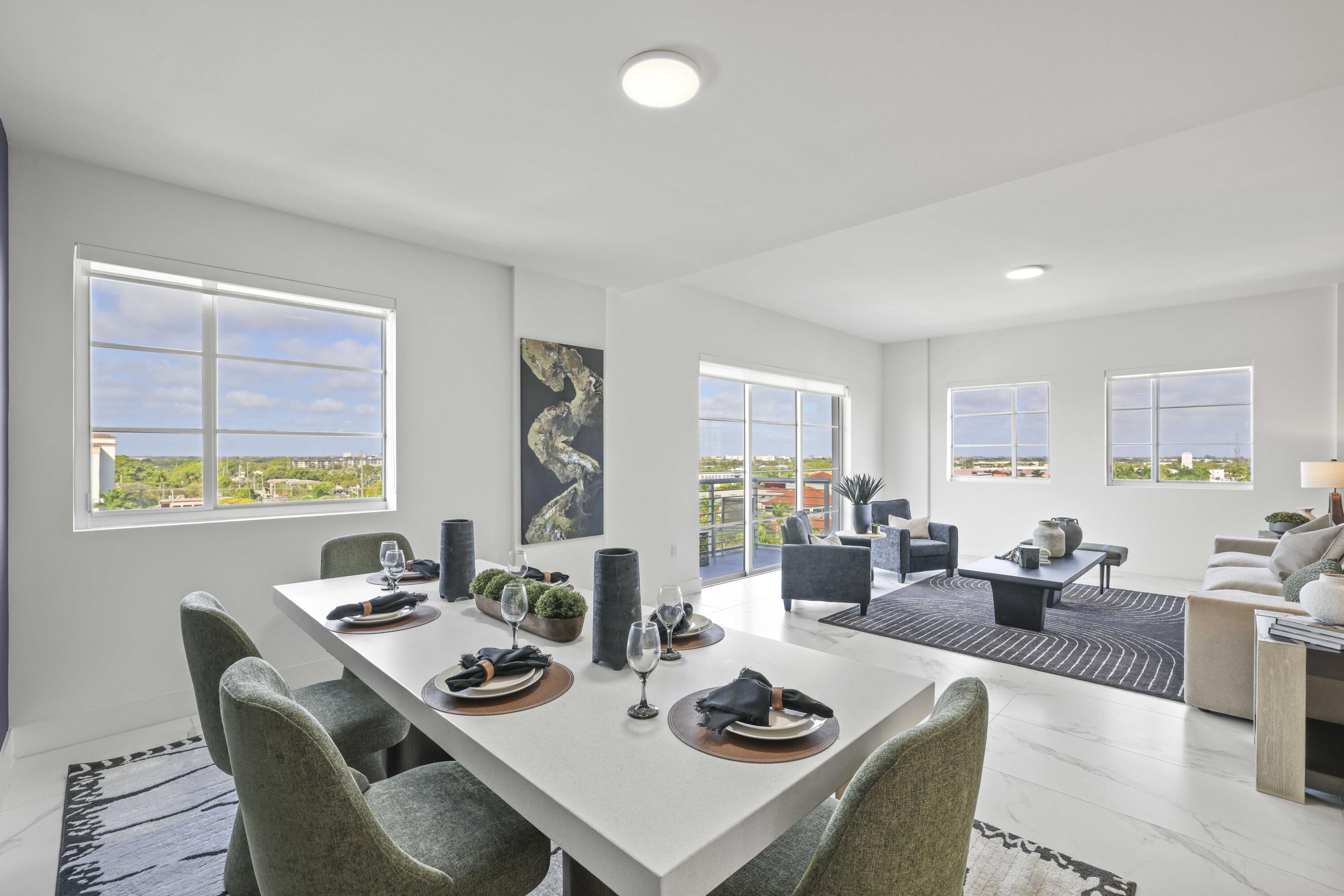 Image 2: Dining room & Living room