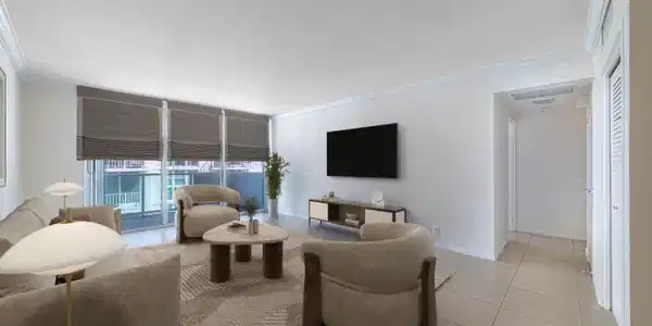 Image 3: staged living room