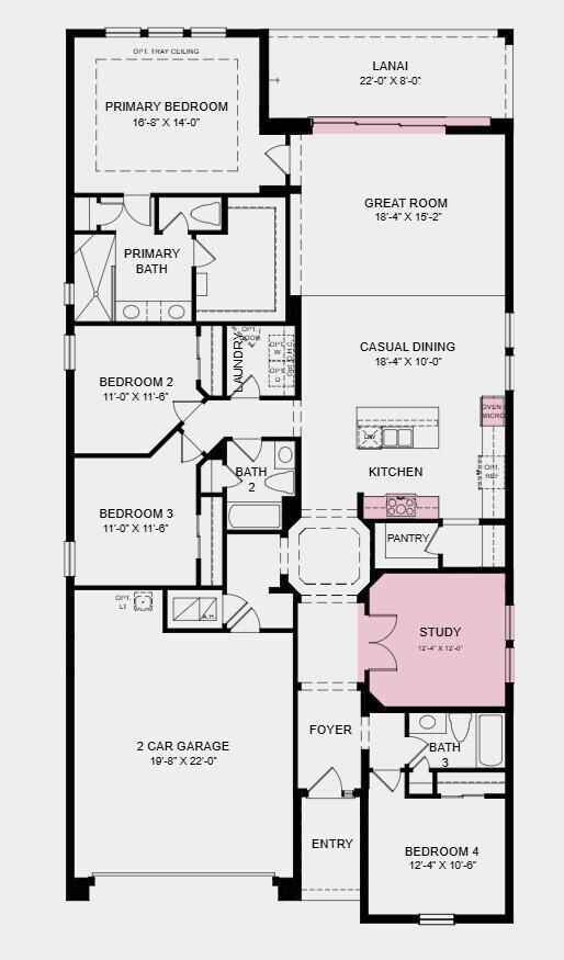 Image 2: Floor Plan - Additional Highlights Include: Gourme