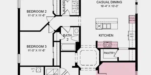 Image 2: Floor Plan - Additional Highlights Include: Gourme